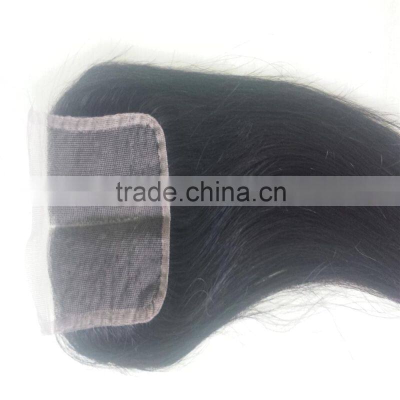 Alibaba express human hair brazilian silk base lace frontal front closure