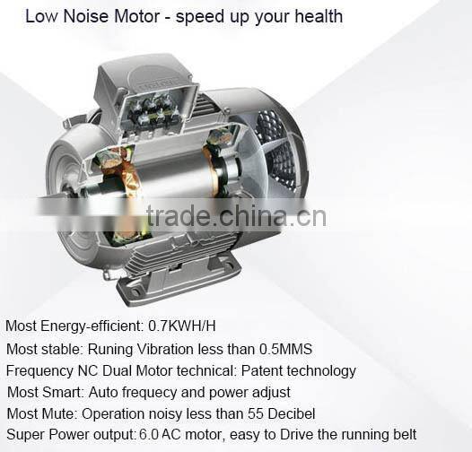 2015 Best sales Commercial Treadmill with heart rate sensor, touch screen and TV