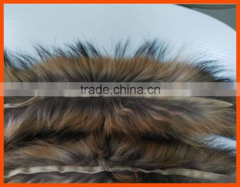 good quality raccoon fur trimming strips