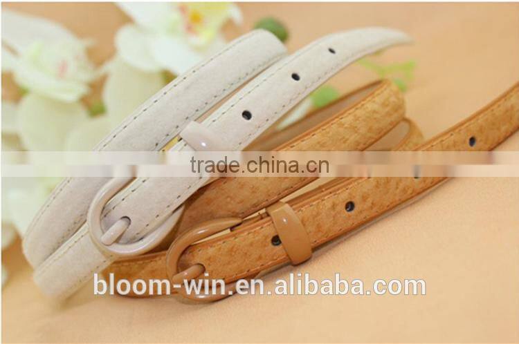 Top fashion belt for women adjustable buckle PU belt manufacturer