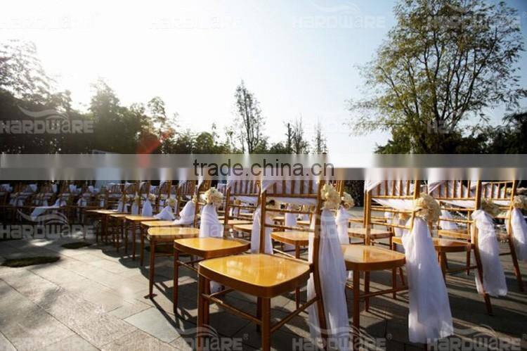 Cheap hot sale stacking aluminium wedding chairs HB-007 special hotel chiavari chairs