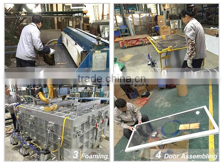 200 - 1600 LITERS DOUBLE GLASS DOOR DISPLAY BEVERAGE MERCHANDISERS