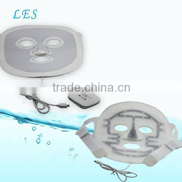 2014 Hot Sales Blue Yellow Red Led Silicone Facial Mask