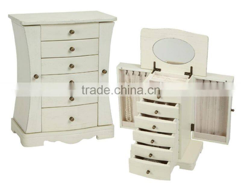 unique cosmetic jewelry box with high quality material