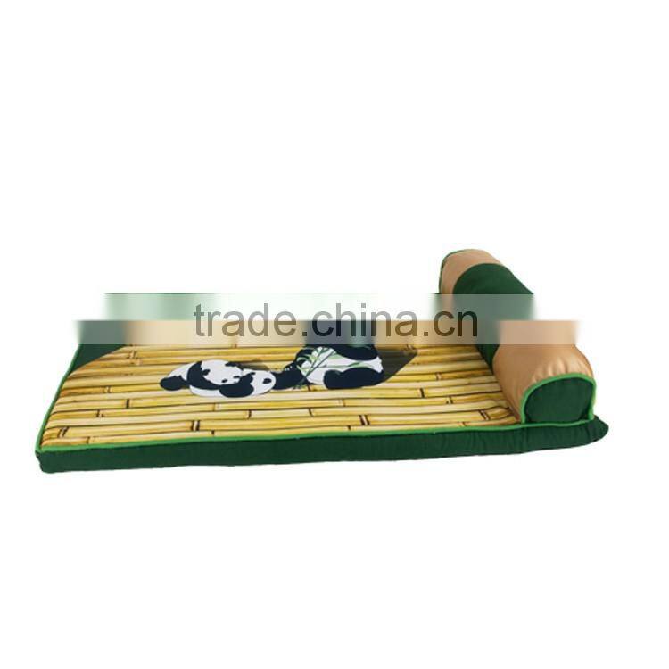 S:88*50*17cm dog mat unilateral animal mat with panda bamboo shaped