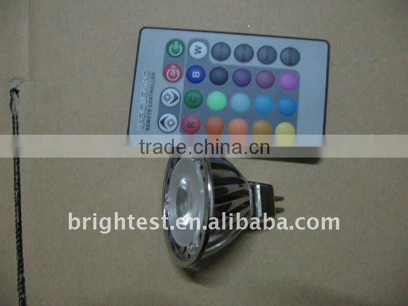 Remote Control 6W GU10 RGB LED Spotlight, RGB LED Spotlight