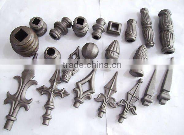 Drop Forged Galvanized Wrought Iron Plates for Fence, Gate Decoration