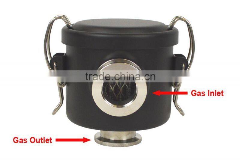 Foreline Particle Trap with Five (5) Micron, Polyester Cartridge CY- EQ-FPTA-5-LD