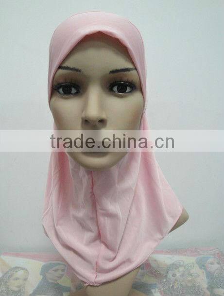 H139 plain small girl hijab