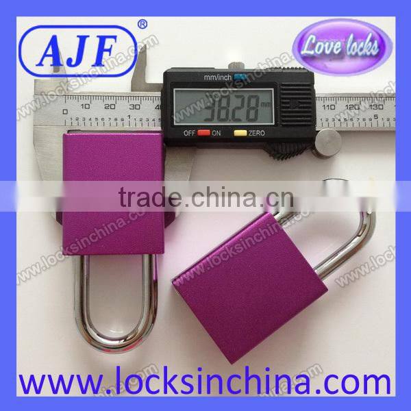 AJF high quality The noble and elegant student's purple fuchsia padlock