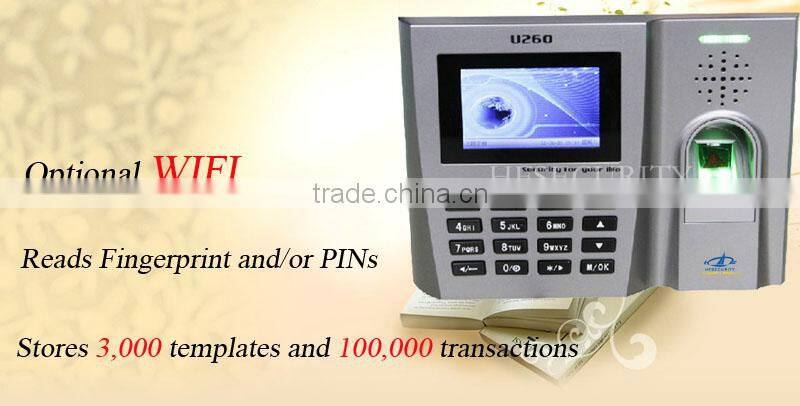 Best Price Network And Standalone TFT Screen Digital Granding Fingerprint Time And Attendance (HF-U260)