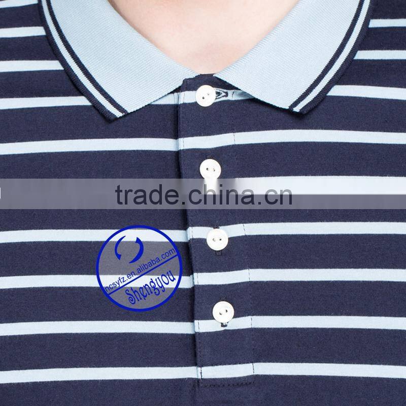 High quality Short Sleeve 100% men cotton shirts polo shirt