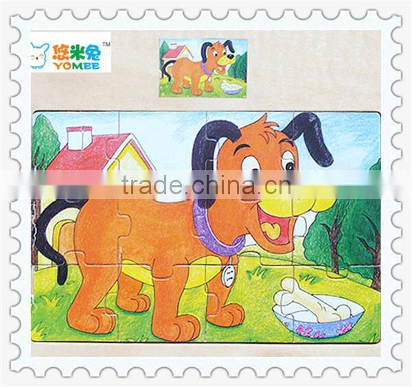 wooden puzzle for kids education