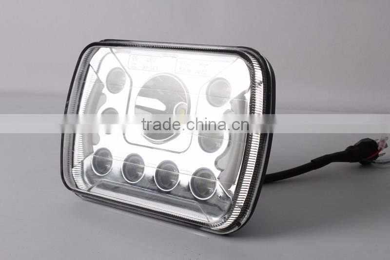 55W High Low beam off road Led Work light 5x7 Led Headlight 7inch Led WORK Lights for Trucks 4x4 Jeep Offroad