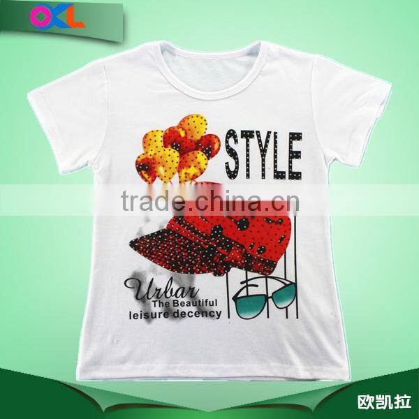 2016 fashion design custom made printed kid clothes t shirt