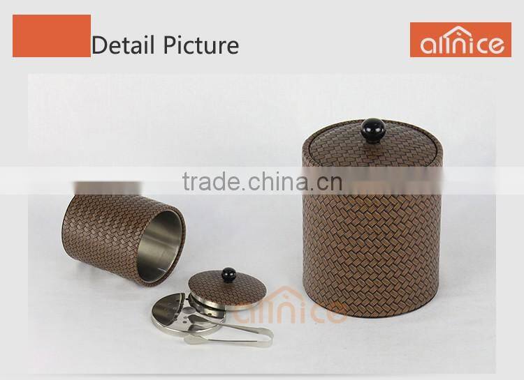 Unique design Egypt mental champagne bucket/insulated ice cooler with tong&rack&lid/stainless steel ice bucket