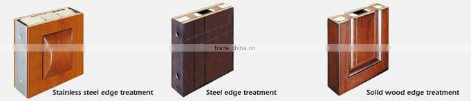 low price steel wooden armored door (CF-M071)