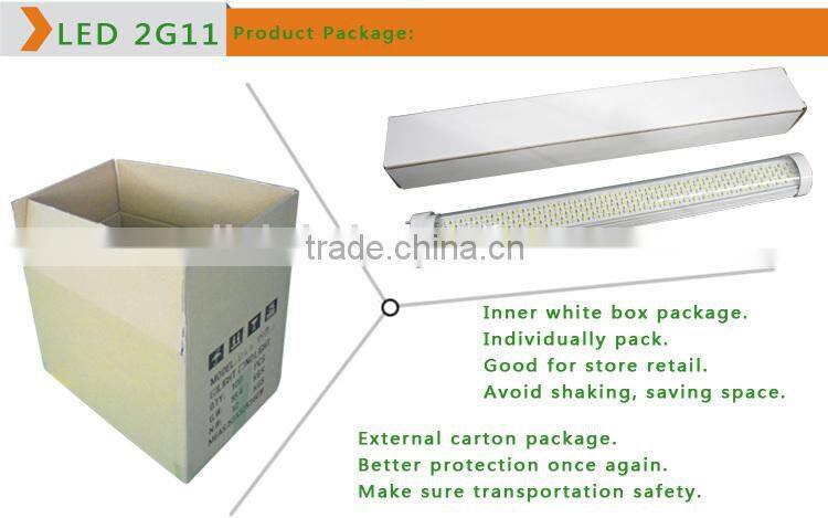 110V 230V 277V 2G11 base 542mm replacement led pl lamps