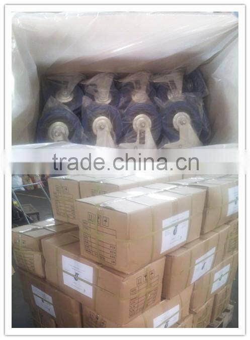 3''ball bearing medium duty pu corner caster