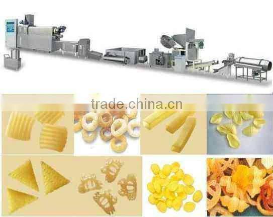 Single-screw extrusion snack processing machines