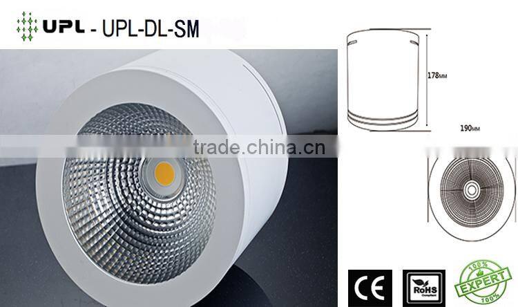 2016 elegant integrated shape high quality led downlight Wholesale 10W black/silver/white color available