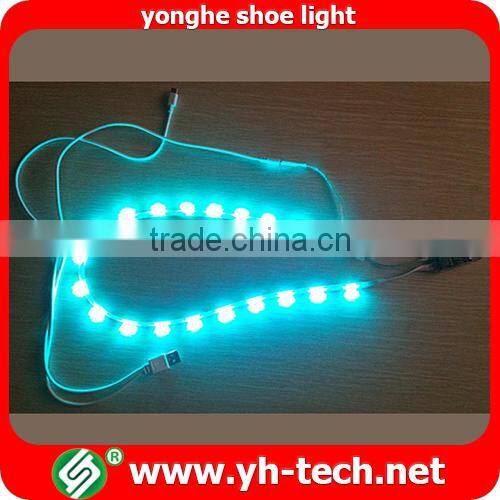 New arrival USB rechargeable strip light for shoes