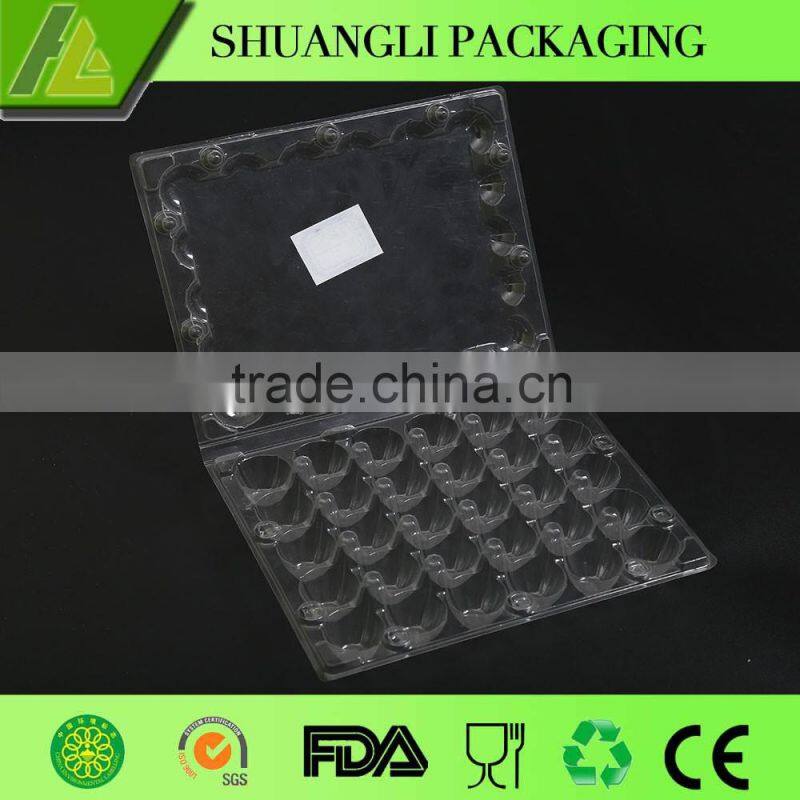 30 holes egg tray for packing and transportation plastic quail egg tray