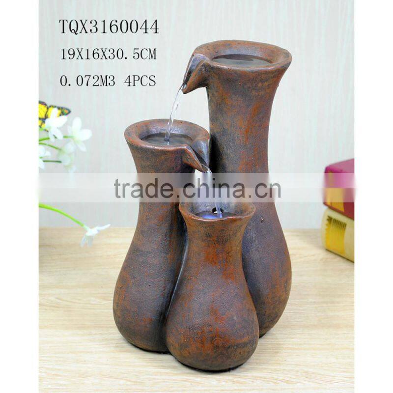 Cheap price resin indoor mini garden waterfountain