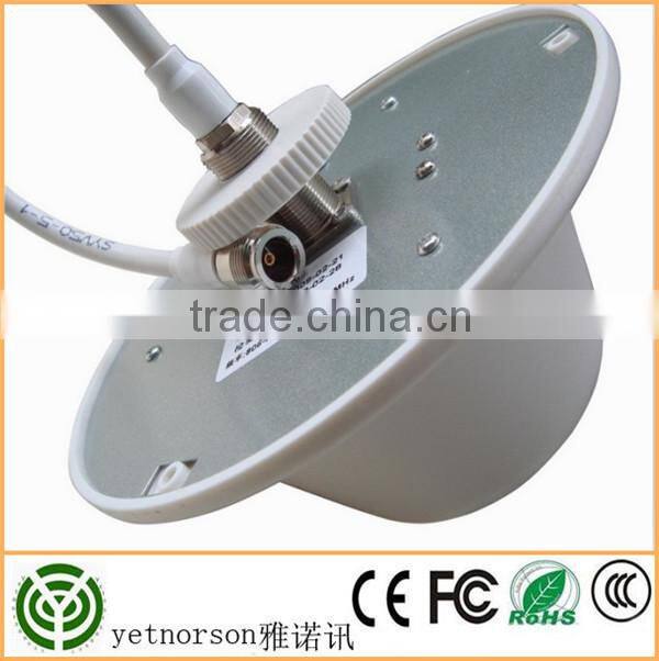 Omni Directional antenna/ broadband indoor 360 omni ceiling antenna/ quality wireless rfid antenna gps gsm fm