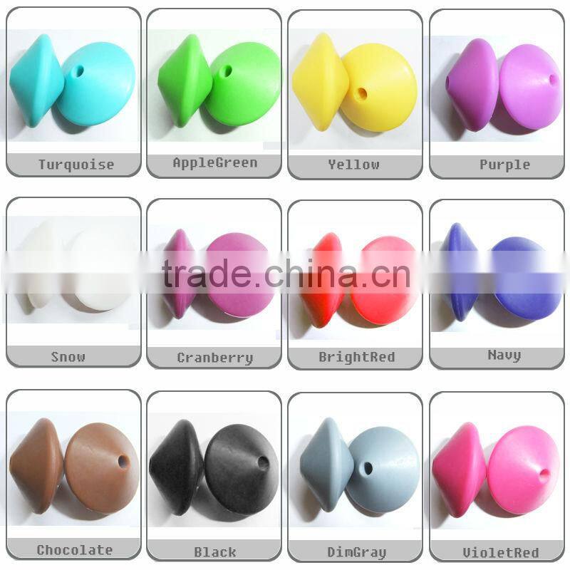 High quality silicone teething chain clips and pacifiers for baby