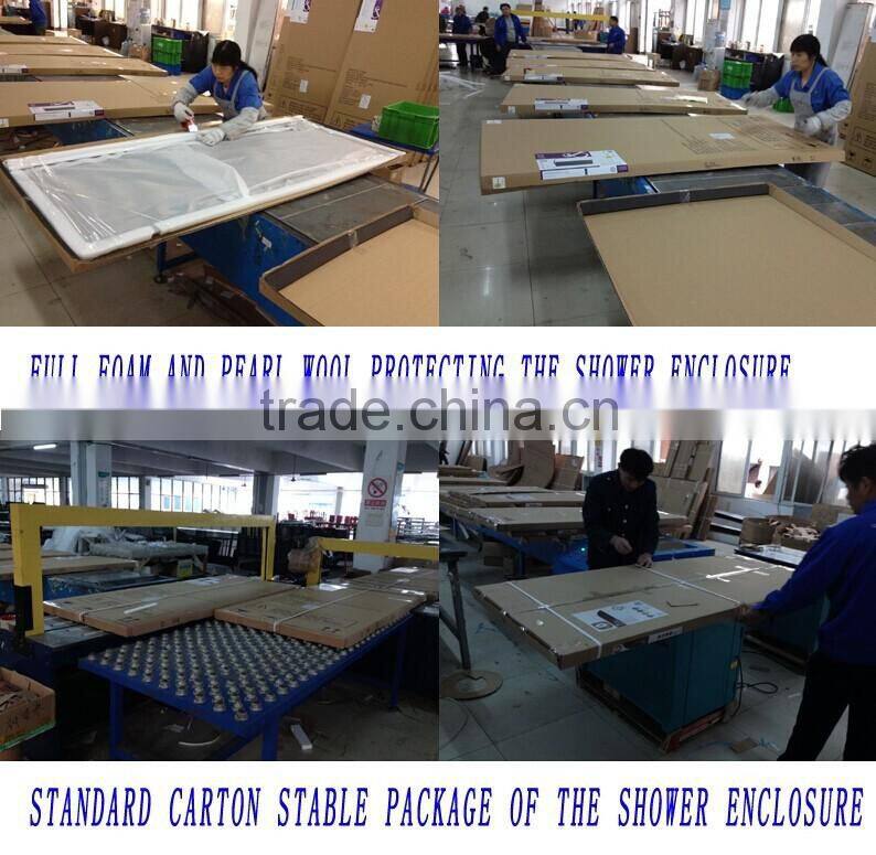 hot sales bath frame sliding glass shower doors ,sliding factory holder shower screen, frame shower bath