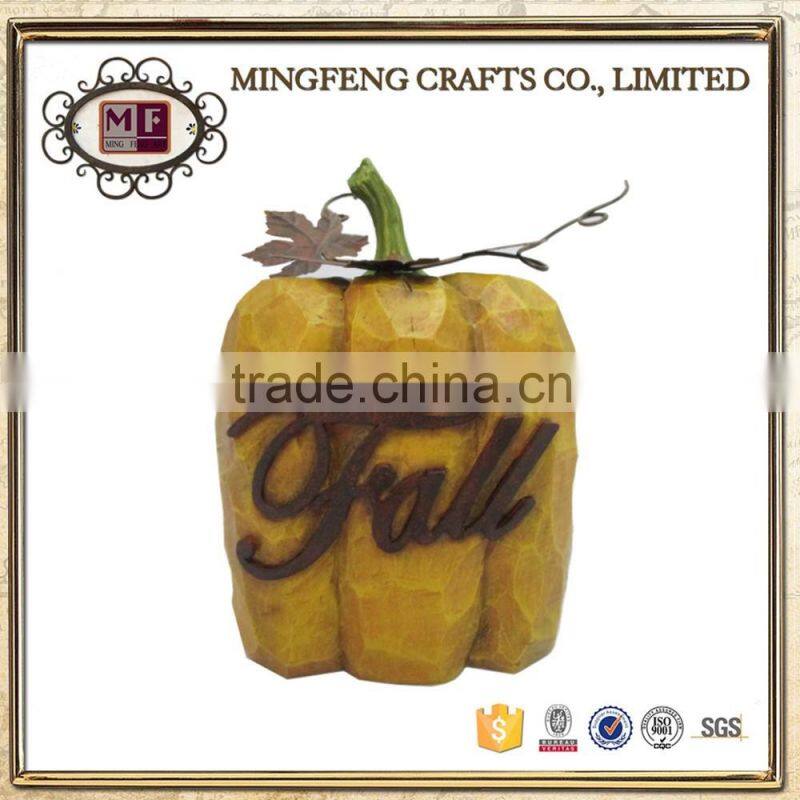 Thanksgiving Resin Craft Pumpkin for home decoration