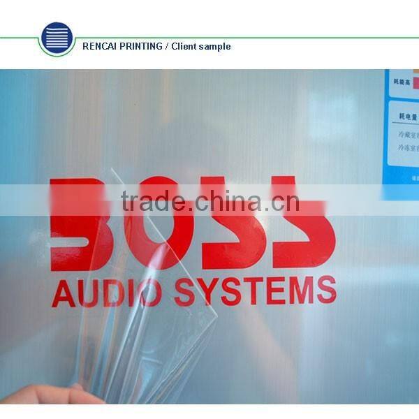 China Free Sample And Shipping Waterproof Die Cut Vinyl Sticker Custom Car Vinyl Sticker