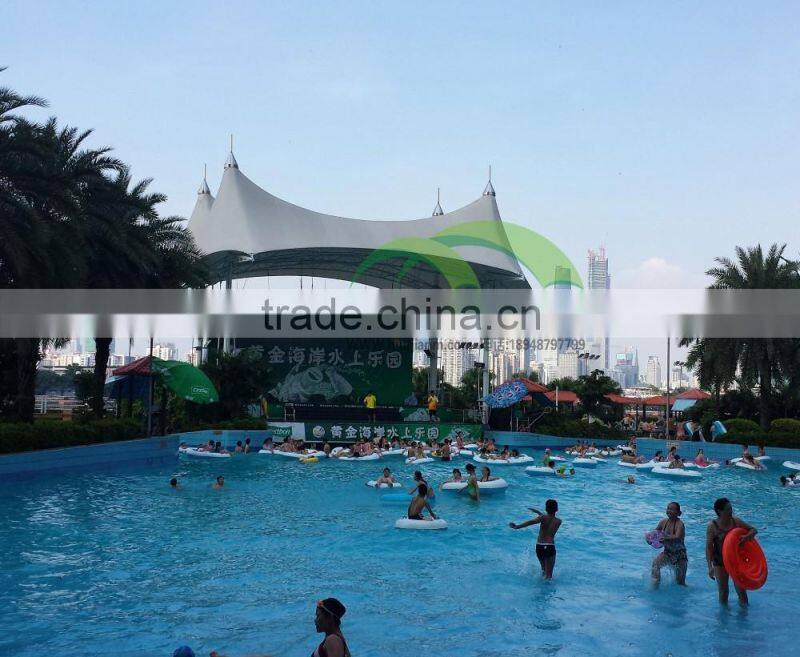 Tent Tensile Membrane Structure canopy applicatin for parking landscape PTFE ETFE