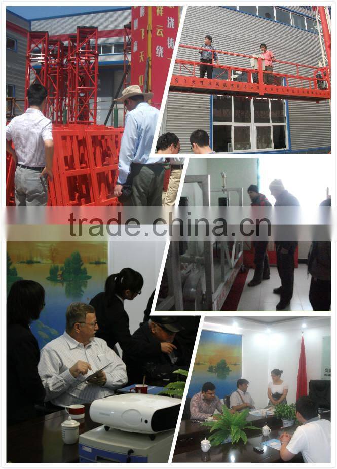 aerial platform ZLP series hoist platform lift stage made in china