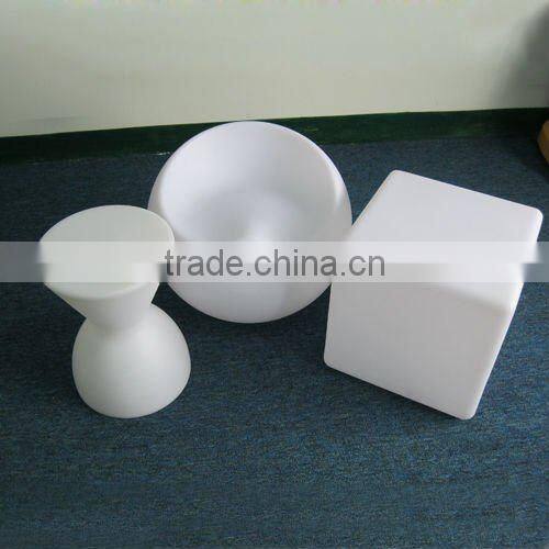 TOP Sale Color Changing Plastic Garden LED Chair