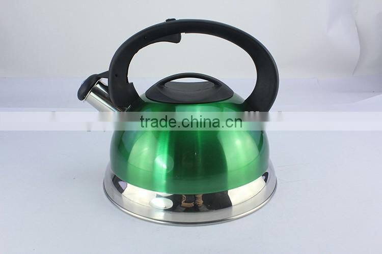 Hot sale pour over whistling kettle stainless steel tea water kettle with coating