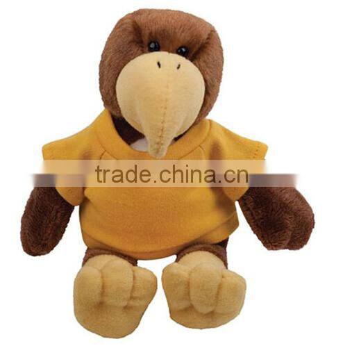 HI CE promotional custom stuffed plush hawk animal toys