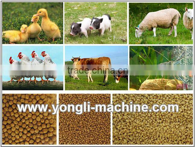 easy maintenance pig feed pellet production line with overseas service supply