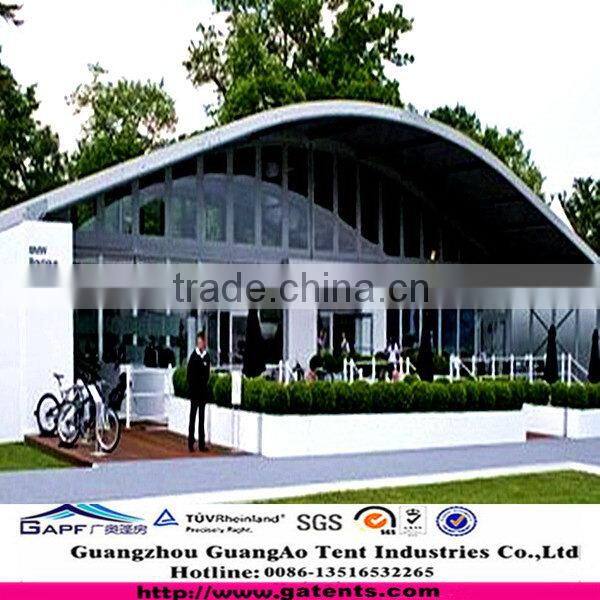 Latest Fashion high quality curved banquet tent
