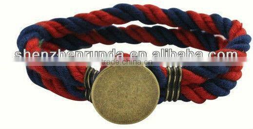 2013 fashion bracelet friendship bracelet cotton bracelet manufacturer & supplier