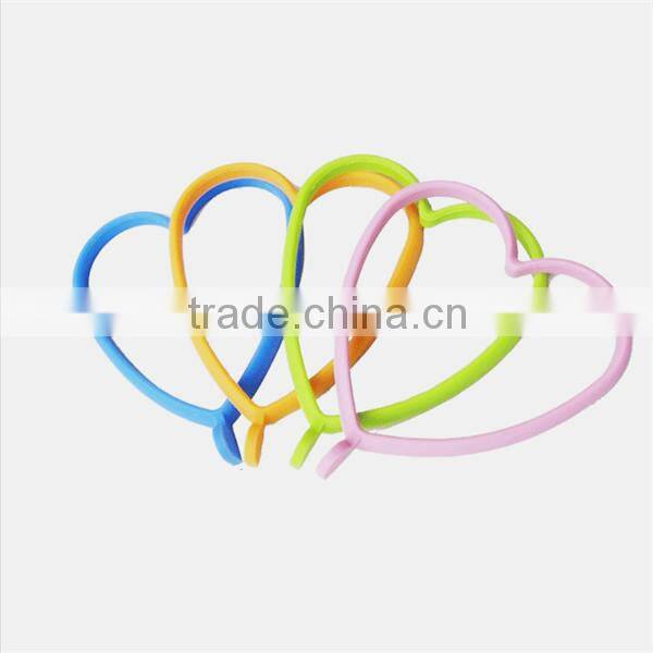 Fancy shapes silicone fried egg molds