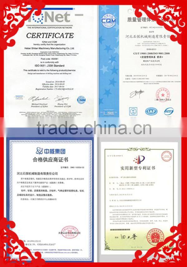 Duct mounted reverse circulation drilling rods with T/T payment term