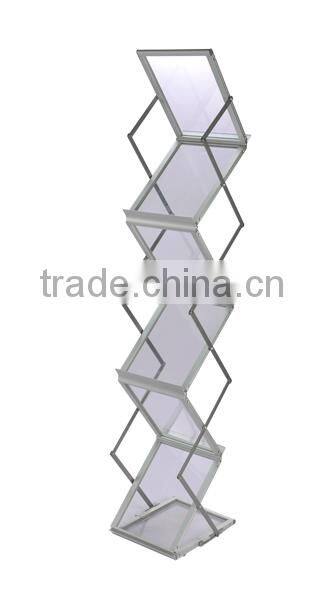 6 layers outdoor advertising stands brochure standing
