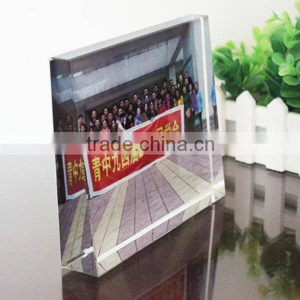 handmade K9 crystal cube photo printing
