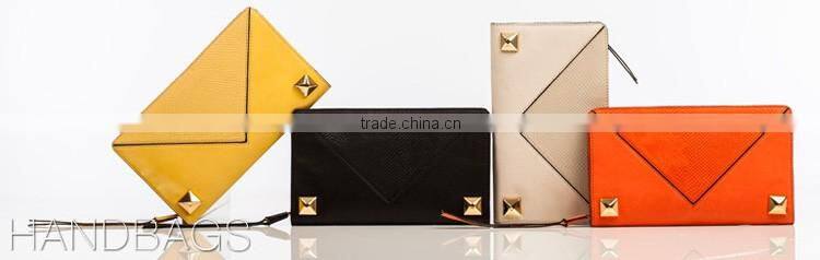 Special washed leather clutch bag with a soft hand and chic look