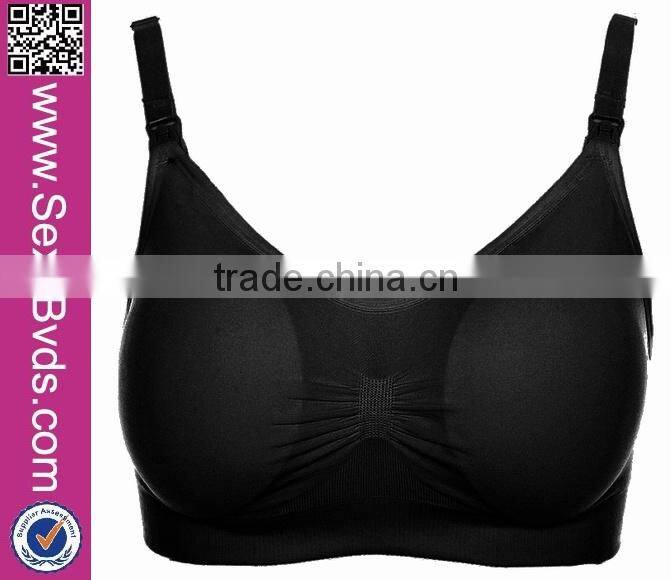 Front Bottom Maternity Nursing Bra Adjustabld Seamless Underwired Bra