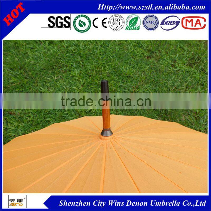High quality straight elegant wooden umbrella,fashion wooden automatic umbrella from China suppliers,wooden handle umbrella