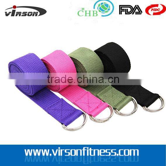 Yoga & Pilates Type Yoga Accessories Buckle Cotton Yoga Strap