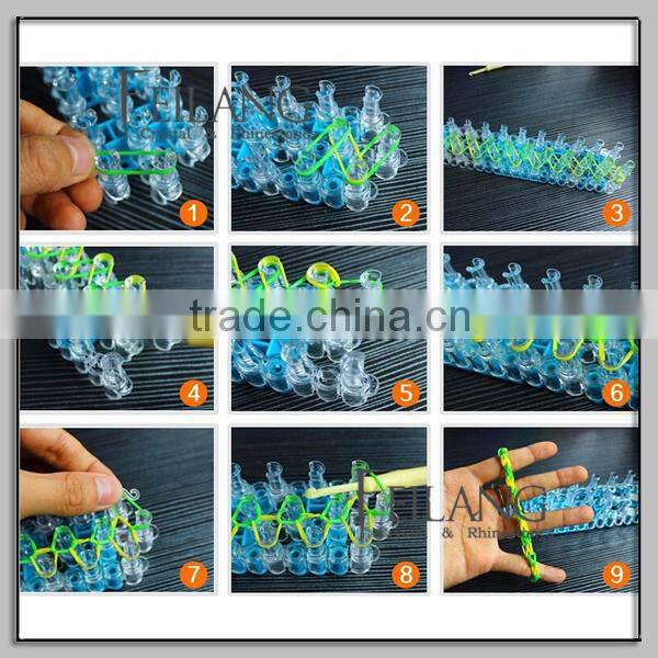 Transparent Blue Rainbow band